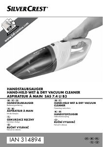 Mode d’emploi SilverCrest IAN 314894 Aspirateur à main