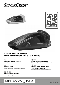 Manuale SilverCrest IAN 327263 Aspirapolvere a mano