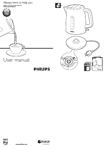 Manuale Philips HD4689 Bollitore
