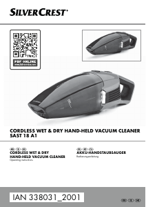Manual SilverCrest IAN 338031 Handheld Vacuum