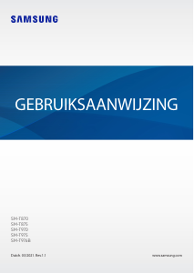 Handleiding Samsung SM-T976B Galaxy Tab S7+ Tablet