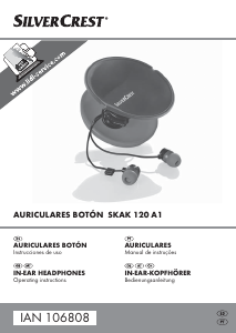 Manual de uso SilverCrest IAN 106808 Auriculares