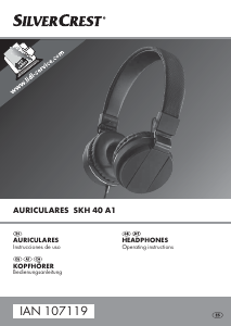 Manual de uso SilverCrest IAN 107119 Auriculares