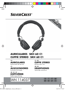 Manual SilverCrest IAN 114037 Auscultador