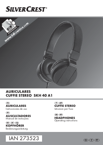 Manual SilverCrest IAN 273523 Auscultador