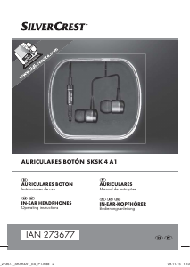 Manual de uso SilverCrest IAN 273677 Auriculares