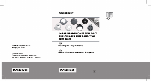 Manual de uso SilverCrest IAN 276756 Auriculares
