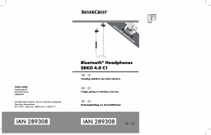 Handleiding SilverCrest IAN 289308 Koptelefoon