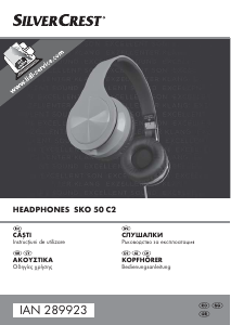 Εγχειρίδιο SilverCrest IAN 289923 Ακουστικά