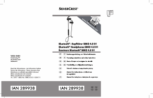 Manuál SilverCrest IAN 289938 Sluchátka