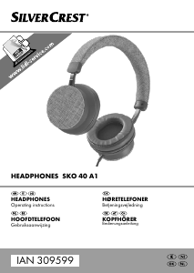 Brugsanvisning SilverCrest IAN 309599 Hovedtelefon