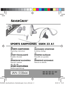 Priročnik SilverCrest IAN 55844 Slušalka