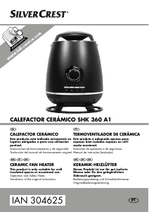 Manual de uso SilverCrest IAN 304625 Calefactor