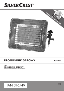 Instrukcja SilverCrest IAN 316749 Ogrzewacz