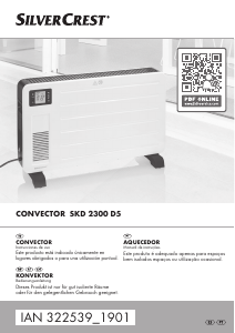 Manual SilverCrest IAN 322539 Aquecedor