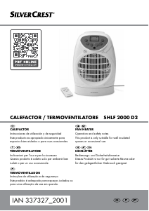 Manuale SilverCrest IAN 337327 Termoventilatore