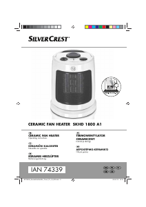 Manual SilverCrest IAN 74339 Heater