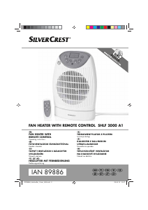 Instrukcja SilverCrest IAN 89886 Ogrzewacz