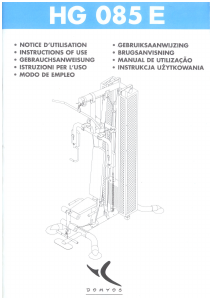 Mode d’emploi Domyos HG 85 Appareil de musculation