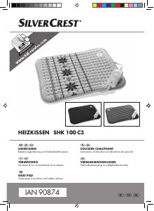 Mode d’emploi SilverCrest IAN 90874 Coussin chauffant