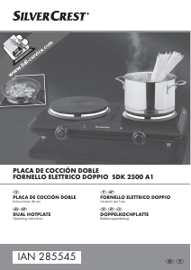 Manuale SilverCrest IAN 285545 Piano cottura