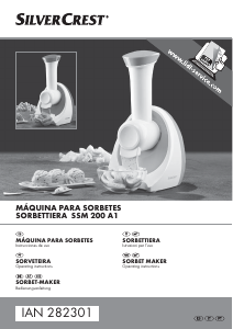 Manuale SilverCrest IAN 282301 Macchina del gelato
