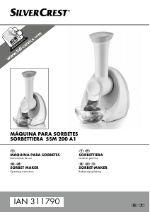 Manual de uso SilverCrest IAN 311790 Máquina de helados