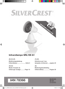 Mode d’emploi SilverCrest IAN 78366 Lampe à infrarouge