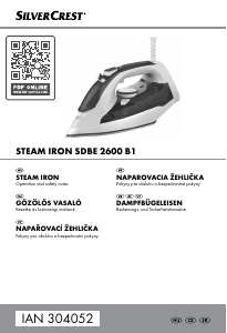 Návod SilverCrest IAN 304052 Žehlička