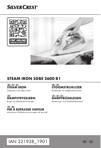 Brugsanvisning SilverCrest IAN 321938 Strygejern