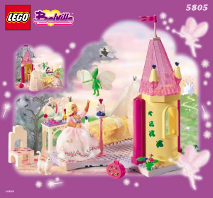 Bruksanvisning Lego set 5805 Belville Princess rum