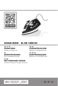 Brugsanvisning SilverCrest IAN 332521 Strygejern