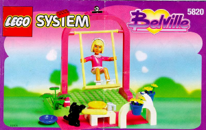 Manual Lego set 5820 Belville Girl and swing