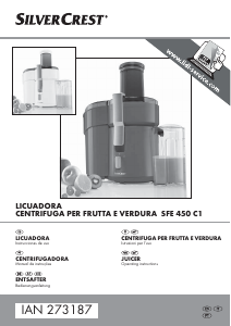 Manuale SilverCrest IAN 273187 Centrifuga