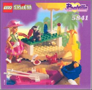 Handleiding Lego set 5841 Belville Pret op het strand