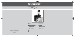 Instrukcja SilverCrest IAN 71771 Sokowirówka