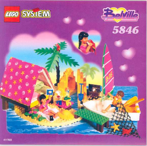 Handleiding Lego set 5846 Belville Zand eiland