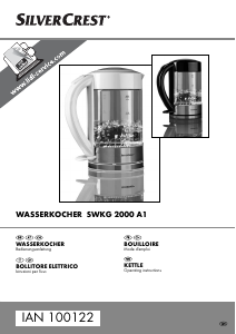 Manuale SilverCrest IAN 100122 Bollitore