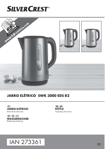 Manual SilverCrest IAN 273361 Jarro eléctrico