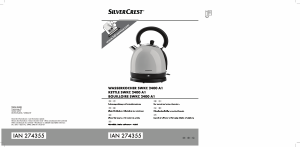 Manual de uso SilverCrest IAN 274355 Hervidor