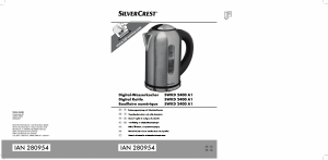 Handleiding SilverCrest IAN 280954 Waterkoker