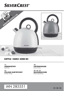 Instrukcja SilverCrest IAN 285551 Czajnik