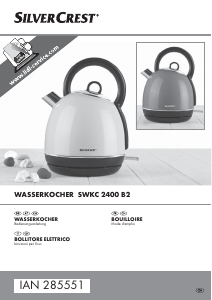 Manuale SilverCrest IAN 285551 Bollitore