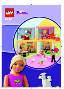 Manual Lego set 5940 Belville Dolls house