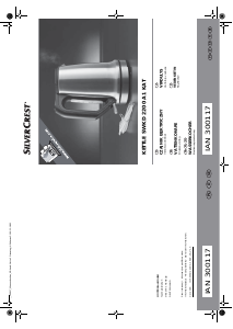 Instrukcja SilverCrest IAN 300117 Czajnik