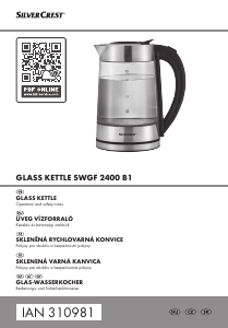 Használati útmutató SilverCrest IAN 310981 Vízforraló