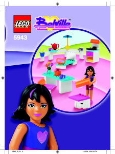 Handleiding Lego set 5943 Belville Interieur ontwerper