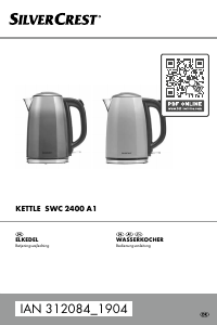 Brugsanvisning SilverCrest IAN 312084 Elkedel
