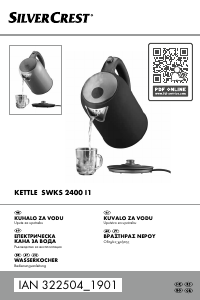 Priručnik SilverCrest IAN 322504 Čajnik