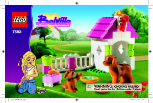 Handleiding Lego set 7583 Belville Speels hondje
